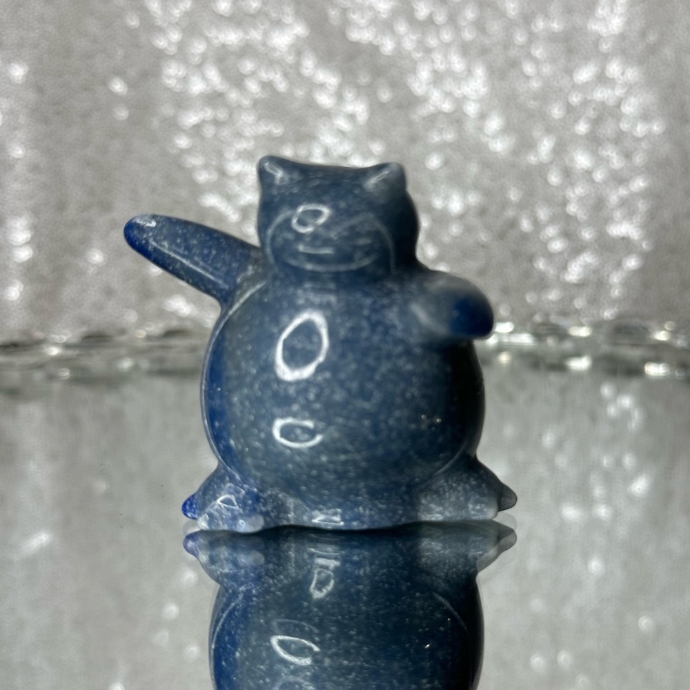 Blue adventurine snorlax pokemon crystal